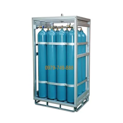 Khí Argon công nghiệp 4.5 (purity ≥99,995%) pallet nhóm 12x40lít 150bar
