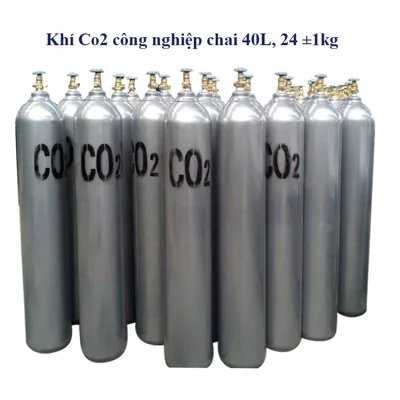 Khí CO2 công nghiệp chai 40L
