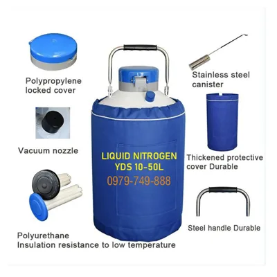 Khí nito lỏng Công Nghiệp và thực phẩm YDS loại từ 10-50 lít