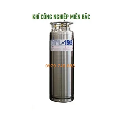 Khí Oxy lỏng công nghiệp bình lỏng DPL195Lít
