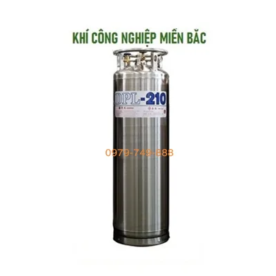 Khí Oxy lỏng công nghiệp bình lỏng DPL210Lít