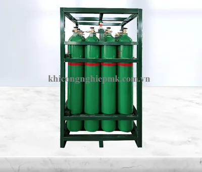 Pallet chai oxy nhóm 9 x 40L áp 150 bar