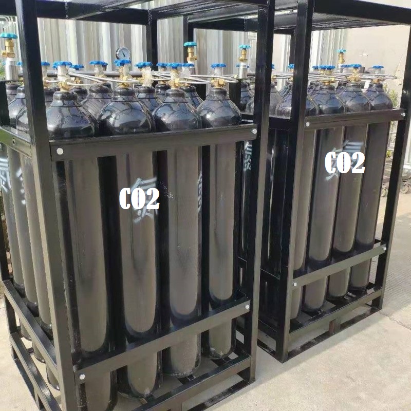 Pallet CO2 nhóm 6 chai 40 lít