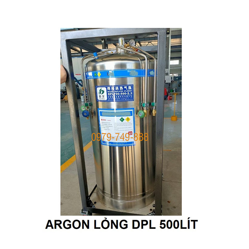 Argon lỏng công nghiệp bình lỏng DPL loại 500lít