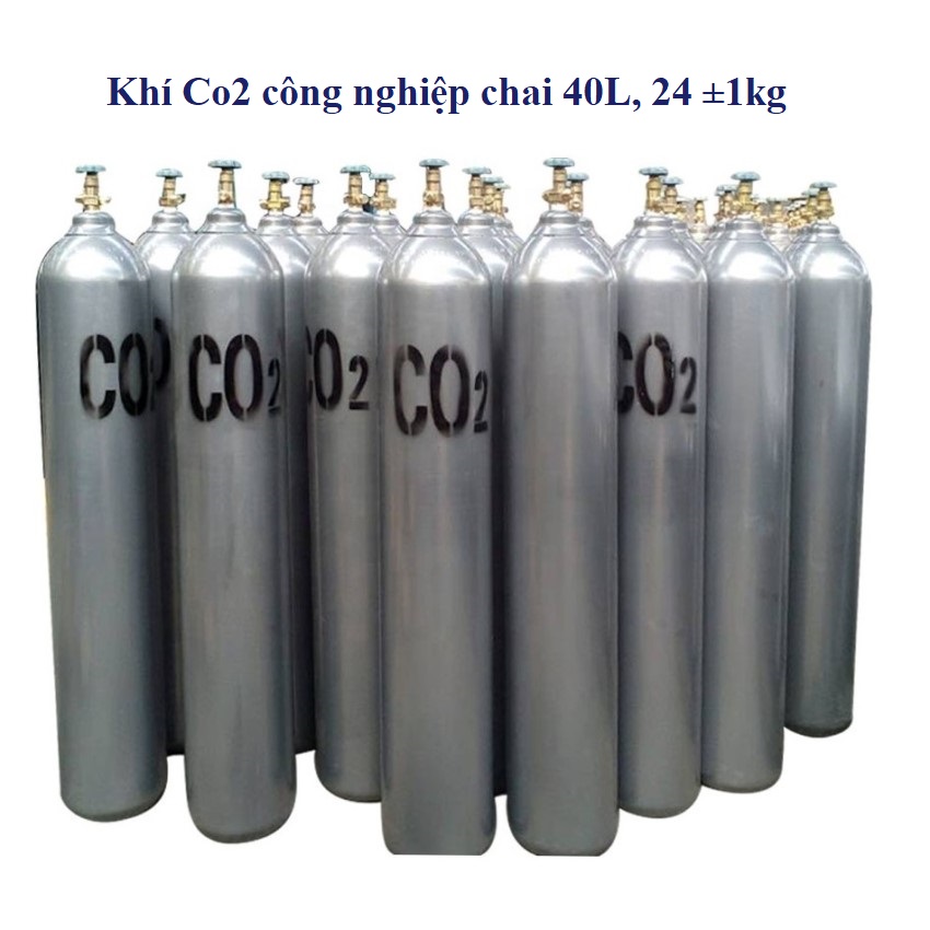 Khí CO2 công nghiệp chai 40L