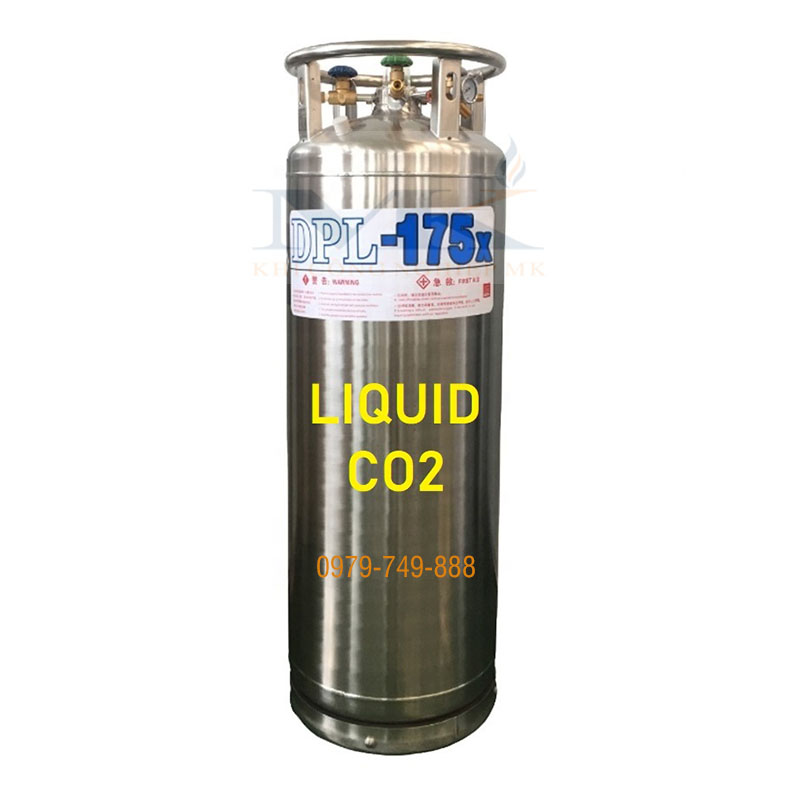 Khí CO2 lỏng công nghiệp bình lỏng DPL175lít 175kg
