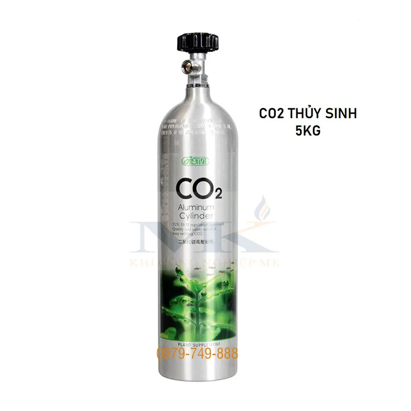 Khí CO2 thủy sinh 8lít chứa 5kg