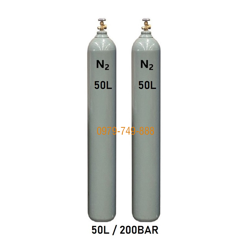 Khí Nito công nghiệp 4.0 chai 50lít 200bar