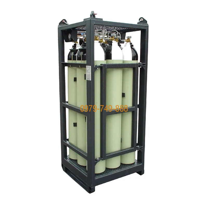 Khí Nito công nghiệp 4.0 pallet nhóm 9x40lít 150bar