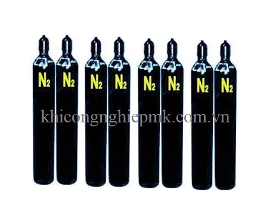 Khí Nito công nghiệp chai 40L, 150 bar