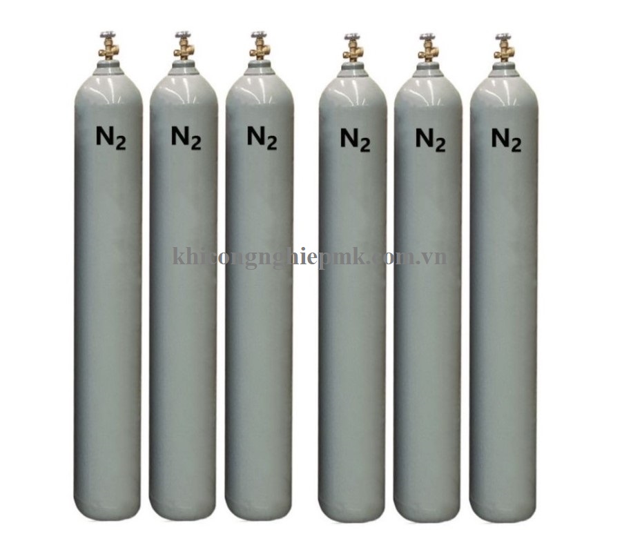 Khí nito công nghiệp chai 50L, 200bar