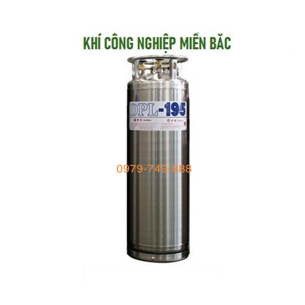 Khí Oxy lỏng công nghiệp bình lỏng DPL195Lít