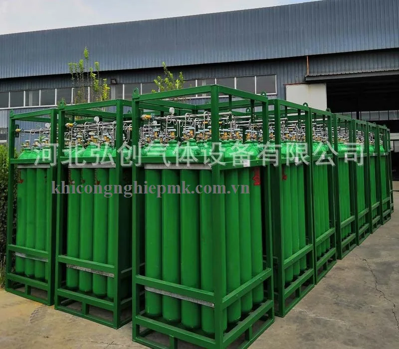pallet chai oxy nhóm 6*40L áp 150 bar